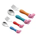 Kumik Peppa 4lü Çatal Kaşık Set