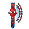 Kumik Çocuk Spiderman Figürlü Projeksiyonlu Dijital Kol Saati