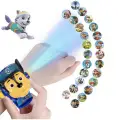 Kumik Paw Patrol Çocuk Kapaklı Projektörlü Işıklı Resimli Dijital Saat Doğum Günü Yeniyıl Yılbaşı Hediyesi