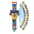 Kumik Paw Patrol Çocuk Kapaklı Projektörlü Işıklı Resimli Dijital Saat Doğum Günü Yeniyıl Yılbaşı Hediyesi