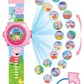 Kumik Peppa Pig Projeksiyonlu Saat 20 farklı karakteri duvara yansıtır.