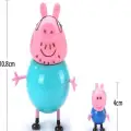 Kumik Peppa Pig Aile Seti-4 Lü Sevimli Oyuncak