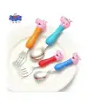 Kumik Peppa Pig Kaşık Çatal Kavrama Çocuk Seti, 4 Adet