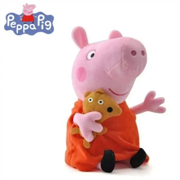 Kumik Peppa Pig (25 Cm) Peluş Peppa Pig