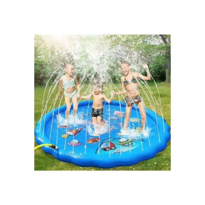 Kumik Fıskıyeli Su Fışkırtan Oyun Matı Su Havuzu Su Kaydırağı 170 Cm