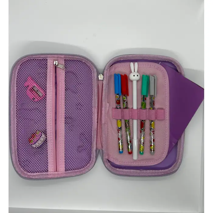 Kumik Kabartmalı Unicorn  Kalem Kutusu Seti