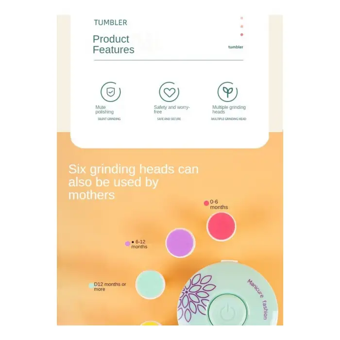 Bebek Çocuk Ve Yetişkin Dönerli Pilli Tırnak Kesme Törpüleme Mani