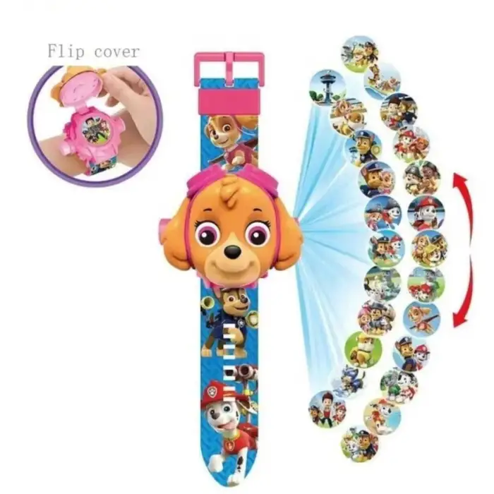 Kumik Paw Patrol Skye Karakterli Projeksiyonlu Saat