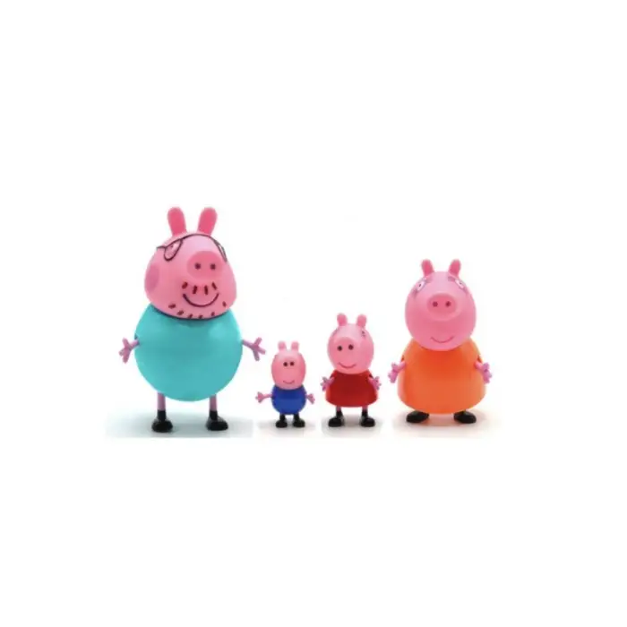 Kumik (FİGÜR ÇOCUK OYUNCAĞI) 4lü Peppa Pig Figür Seti