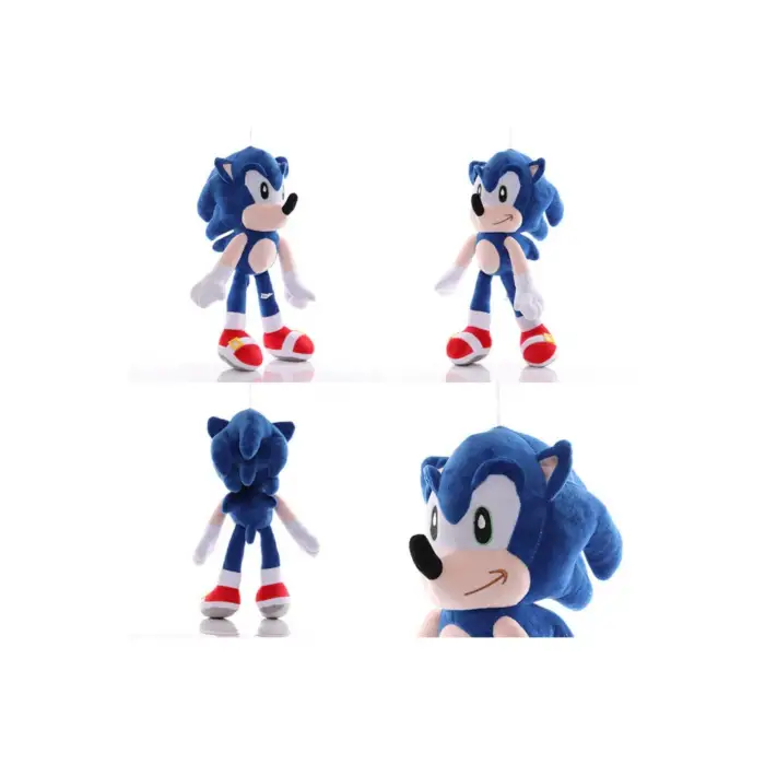 Kumik Mavi Sonic Boom Arkadaşları Büyük Boy Kirpi Sonic Figür Peluş Oyuncak Es66088