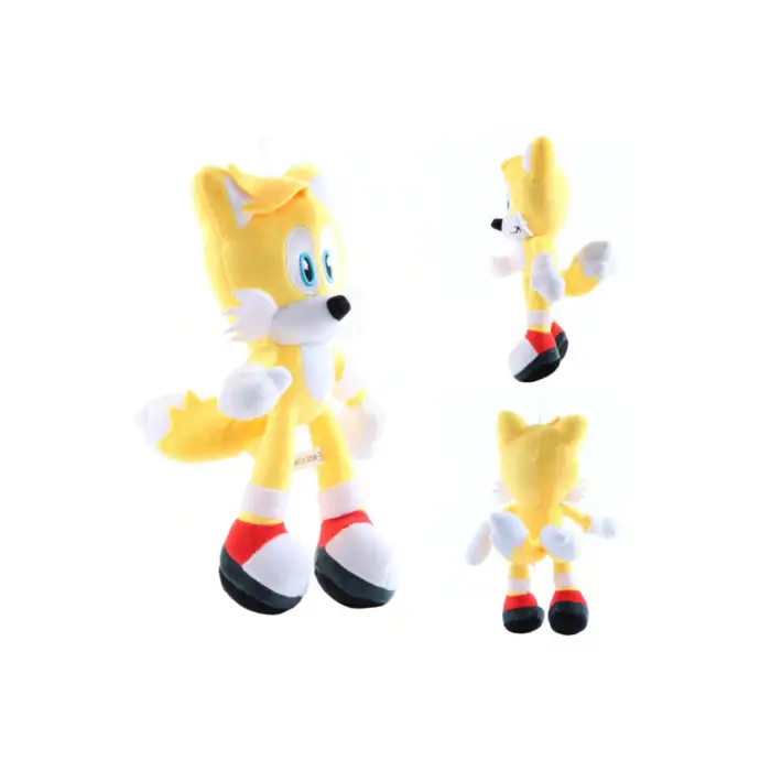 Kumik 66088 Sonic Boom & Arkadaşları Figür Peluş Oyuncak Büyük Boy Miles Tails Prower