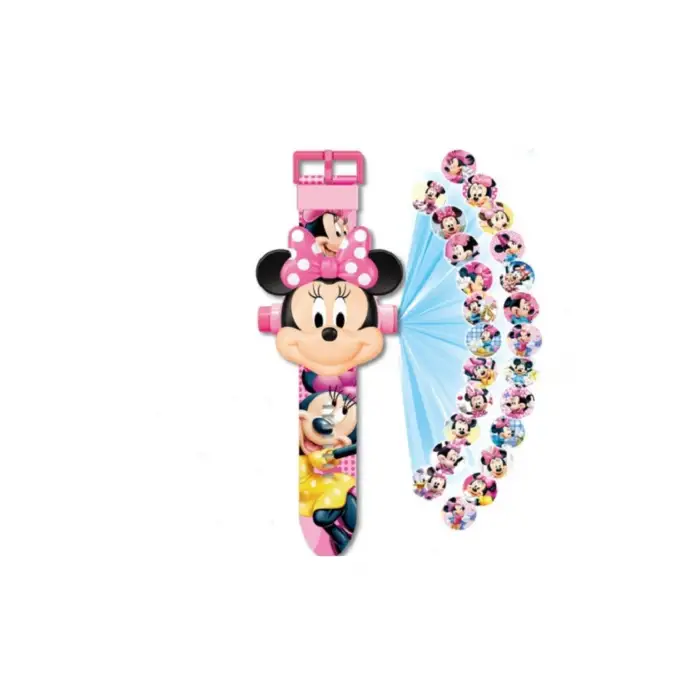 Kumik Projeksiyonlu Saat 24 Farklı Karakter