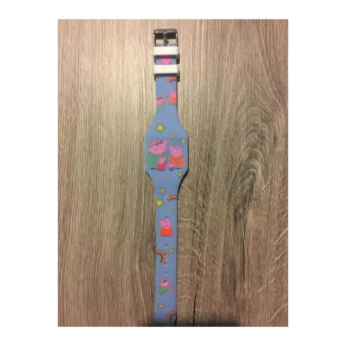 Kumik Pig Dijital Işıklı Çocuk Saati