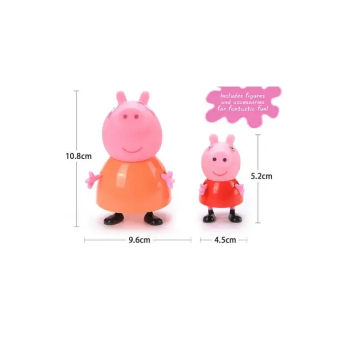 Kumik Peppa Pig Ailesi 4 lü figür oyuncak