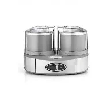 Ice40bce Ikili Dondurma Makinesi, Brüt 2l Kapasite, 50w, Metal (2x1l)