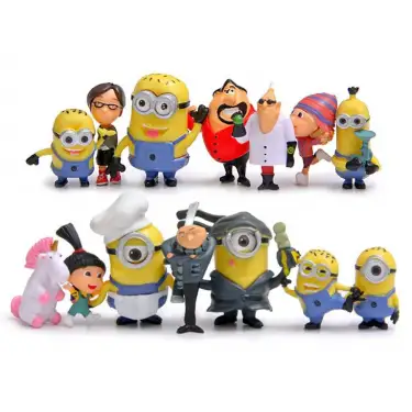 Kumik Minions mini Figür 14 lü