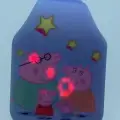 Kumik Peppa Pig Ailesi Karanlıkta Parlayan Led Oyuncak Saat