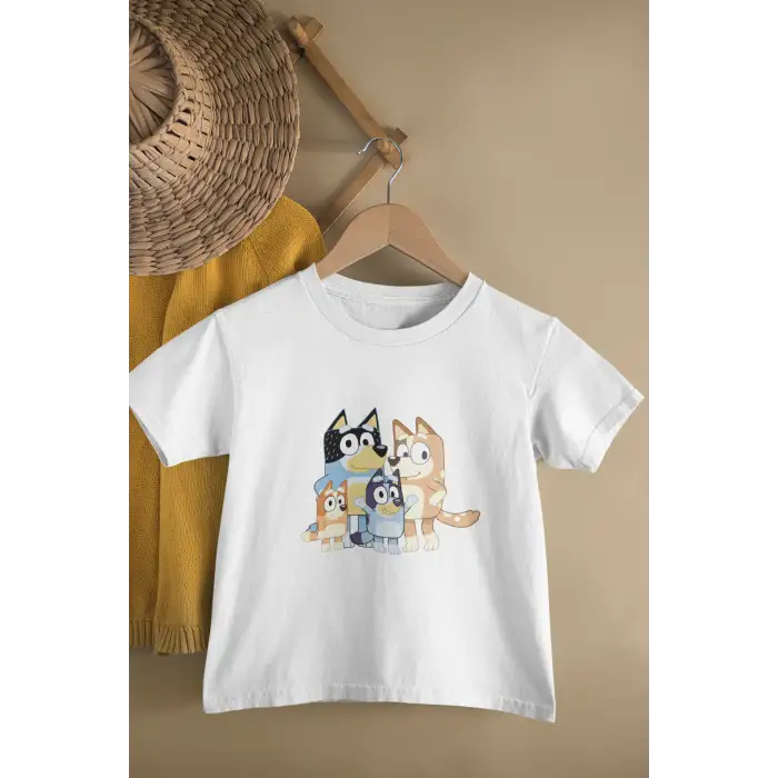 Kumik Bluey ve Bingo Çocuk T-Shirt