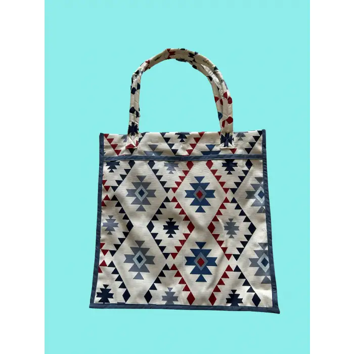 Organik Keten Kumaş Plaj ,Bebek Bakım Çantası