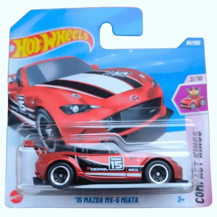 Hot Wheels 15 Mazda MX-5 Miata - Compact Kings 1/64 Diecast Model Araba