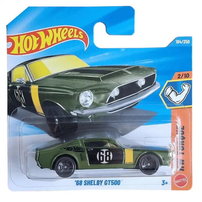 Hot Wheels 68 Shelby GT500 - 1/64 Diecast Model Araba