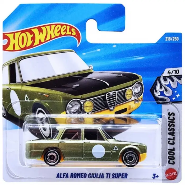 Hot Wheels Alfa Romeo Giulia TI Super - Cool Classics 1/64 Diecast Model Araba