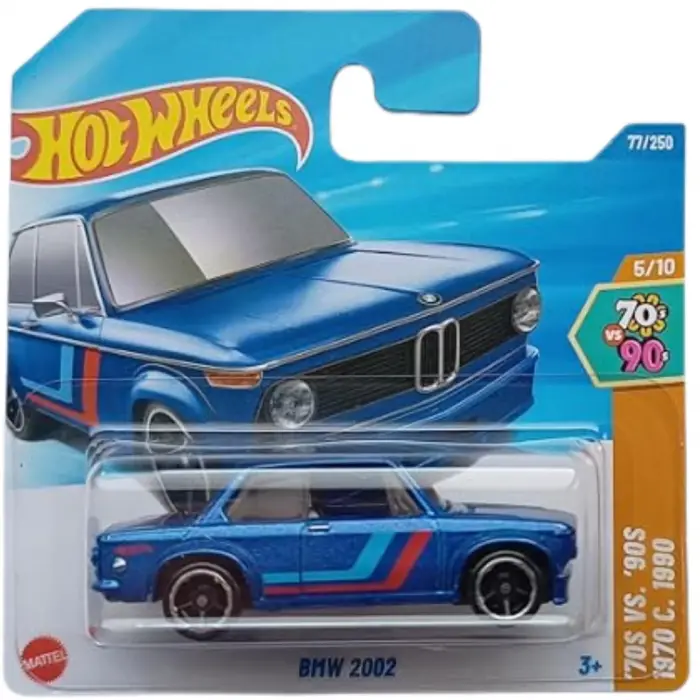 Hot Wheels BMW 2002 - HW: 70s vs. 90s Mavi 1/64 Diecast Model Araba