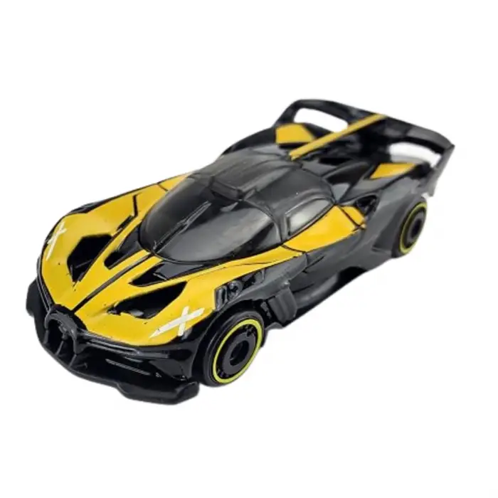 Hot Wheels Bugatti Bolide - HW Exotics Siyah-Sarı 1/64 Diecast Model Araba