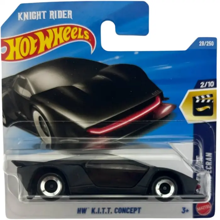 Hot Wheels HW K.I.T.T. Concept - HW Screen Time Siyah 1/64 Diecast Model Araba