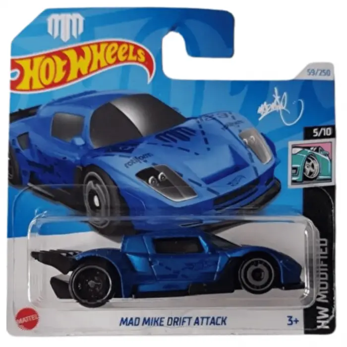 Hot Wheels Mad Mike Drift Attack - HW Modified 1/64 Diecast Model Araba