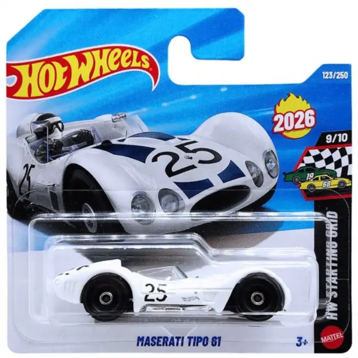 Hot Wheels Maserati Tipo 61 - HW Starting Grid 1/64 Diecast Model Araba
