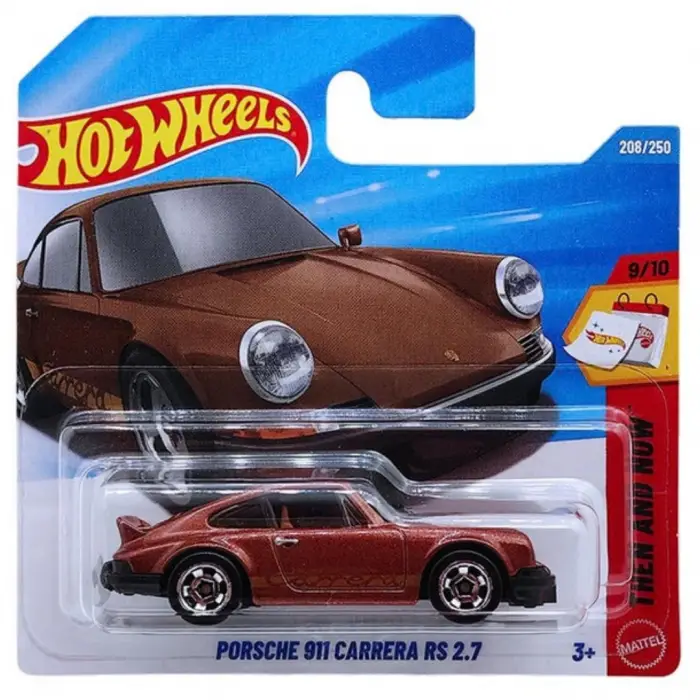 Hot Wheels Porsche 911 Carrera RS 2.7 - HW Then and Now Metalik Bakır Kırmızısı 1/64 Diecast Model Araba