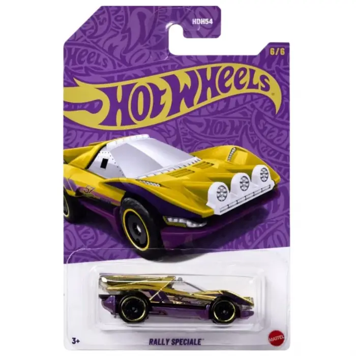Hot Wheels Silver Series Rally Speciale - 57. Yıl (HDH54) Mor-Altın 1/64 Diecast Model Araba