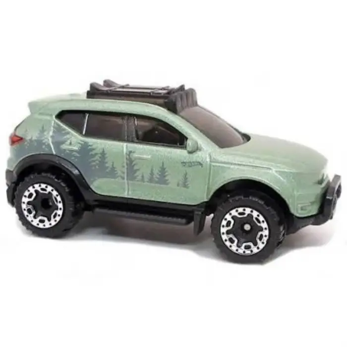 Hot Wheels Volvo XC40 Recharge - Mud Studs Yeşil 1/64 Diecast Model Araba