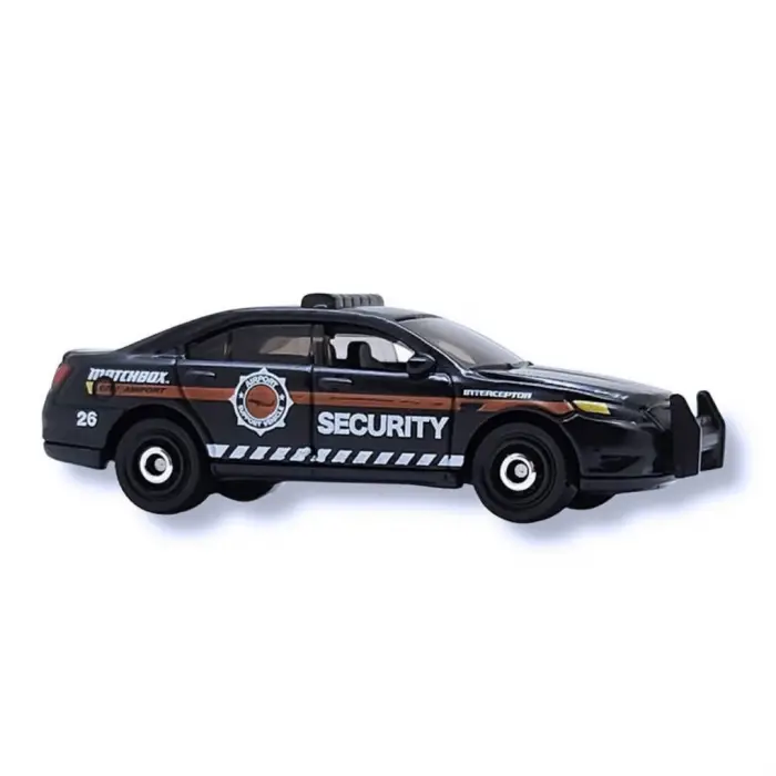 Matchbox Ford Police Interceptor Siyah 1/64 Diecast Model Araba