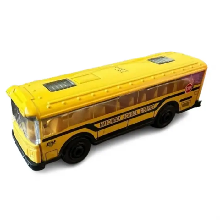 Matchbox MBX EV School Bus Sarı 1/64 Diecast Model Araba