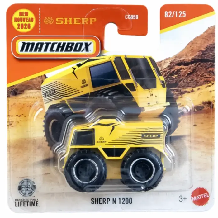 Matchbox Sherp N 1200 Sarı 1/64 Diecast Model Araba