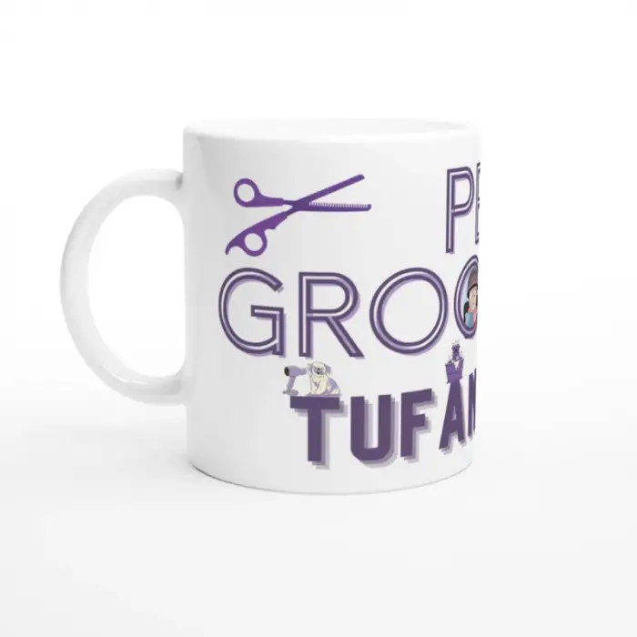 Pet Kuaför İsme Özel Baskılı Kupa Bardak