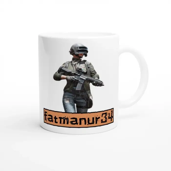 PUBG Nicknamee Özel Çift Taraf Baskı Kupa Bardak Model-14