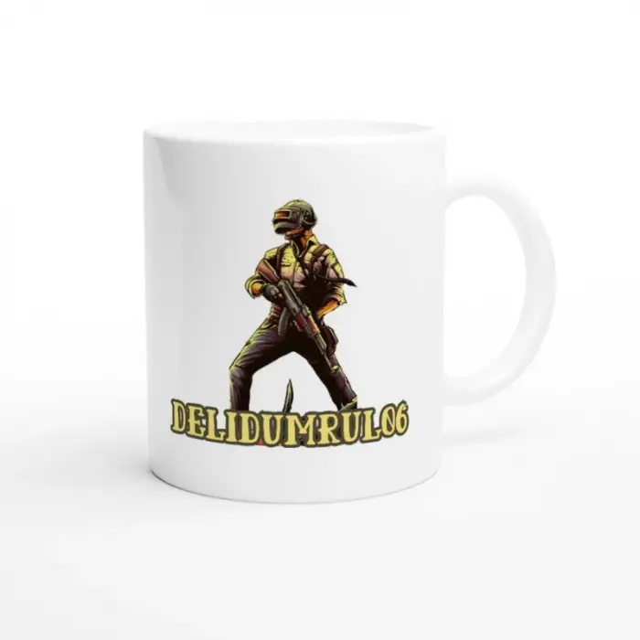 PUBG Nicknamee Özel Çift Taraf Baskı Kupa Bardak Model-2