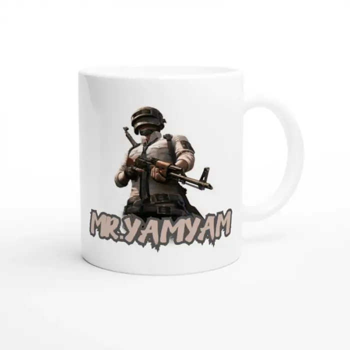 PUBG Nicknamee Özel Çift Taraf Baskı Kupa Bardak Model-3