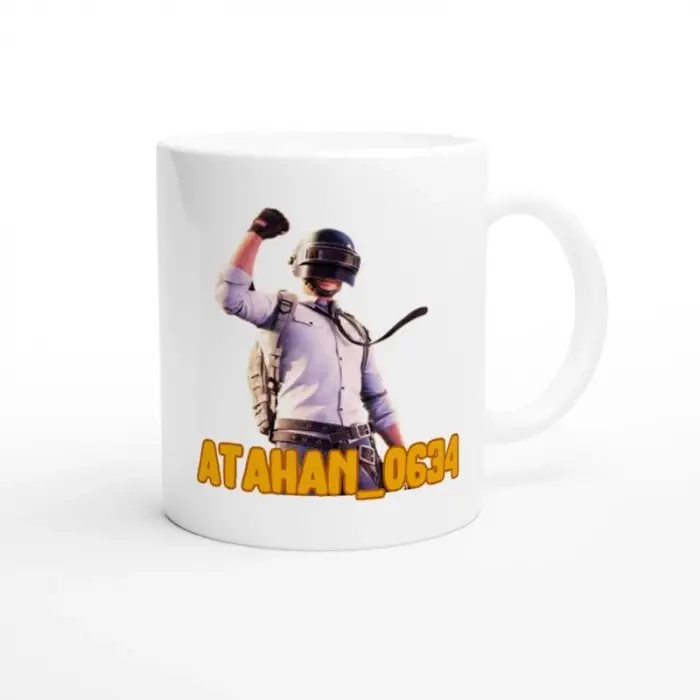 PUBG Nicknamee Özel Çift Taraf Baskı Kupa Bardak Model-7