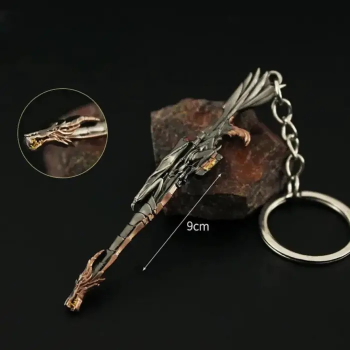 Valorant Ejder Ateşi (Elderflame) Operatör Metal Anahtarlık - 9cm Premium Model