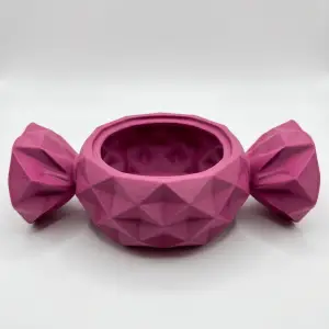 Modern Geometrik Şeker Tasarımlı Dekoratif Kase ve Çok Amaçlı Organizer