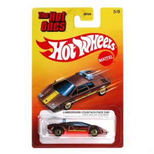 Hot Wheels Lamborghini Countach Pace Car - 1/64 Diecast Model Araba