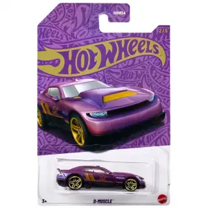 Hot Wheels Silver Series D-Muscle - 57. Yıl (HDH54) Mor-Altın 1/64 Diecast Model Araba