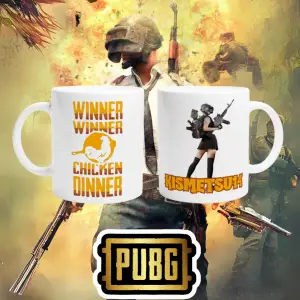 PUBG Nicknamee Özel Çift Taraf Baskı Kupa Bardak Model-15