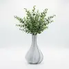 Modern Spiral Tasarım Beyaz Mermer Dokulu Dekoratif Mini Vazo (18 cm) - İskandinav Tarzı 3D Saksı