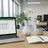 Modern Spiral Tasarım Beyaz Mermer Dokulu Dekoratif Mini Vazo (18 cm) - İskandinav Tarzı 3D Saksı