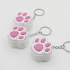 Kedi Patisi Stres Attırıcı Fidget Anahtarlık - Pembe ve Beyaz Özel Tasarım